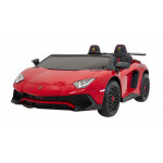 Elektrické autíčko Lamborghini Aventador SV 2x200W 24V - dvojmiestne - červené